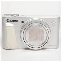 Used Canon PowerShot SX730 HS Compact Digital Camera Silver / White