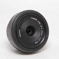 Used Canon EF-S 24mm f/2.8 STM Wide Angle Pancake Lens