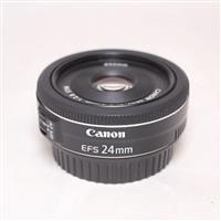 Used Canon EF-S 24mm f/2.8 STM Wide Angle Pancake Lens