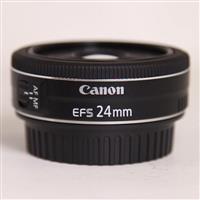 Used Canon EF-S 24mm f/2.8 STM Wide Angle Pancake Lens