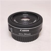 Used Canon EF-S 24mm f/2.8 STM Wide Angle Pancake Lens