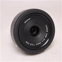 Used Canon EF-S 24mm f/2.8 STM Wide Angle Pancake Lens