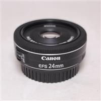 Used Canon EF-S 24mm f/2.8 STM Wide Angle Pancake Lens