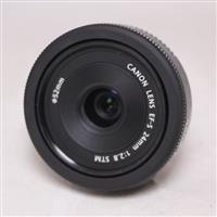 Used Canon EF-S 24mm f/2.8 STM Wide Angle Pancake Lens