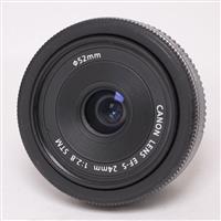 Used Canon EF-S 24mm f/2.8 STM Wide Angle Pancake Lens