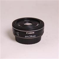 Used Canon EF-S 24mm f/2.8 STM Wide Angle Pancake Lens