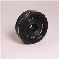Used Canon EF-S 24mm f/2.8 STM Wide Angle Pancake Lens