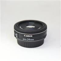 Used Canon EF-S 24mm f/2.8 STM Wide Angle Pancake Lens