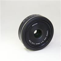 Used Canon EF-S 24mm f/2.8 STM Wide Angle Pancake Lens