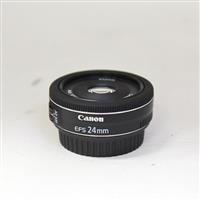Used Canon EF-S 24mm f/2.8 STM Wide Angle Pancake Lens