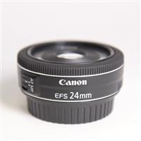 Used Canon EF-S 24mm f/2.8 STM Wide Angle Pancake Lens