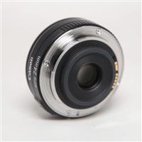 Used Canon EF-S 24mm f/2.8 STM Wide Angle Pancake Lens