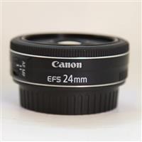 Used Canon EF-S 24mm f/2.8 STM Wide Angle Pancake Lens