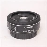 Used Canon EF-S 24mm f/2.8 STM Wide Angle Pancake Lens