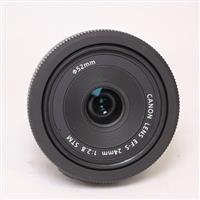 Used Canon EF-S 24mm f/2.8 STM Wide Angle Pancake Lens