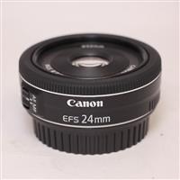 Used Canon EF-S 24mm f/2.8 STM Wide Angle Pancake Lens