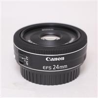 Used Canon EF-S 24mm f/2.8 STM Wide Angle Pancake Lens