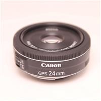 Used Canon EF-S 24mm f/2.8 STM Wide Angle Pancake Lens
