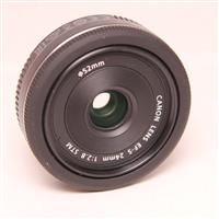 Used Canon EF-S 24mm f/2.8 STM Wide Angle Pancake Lens