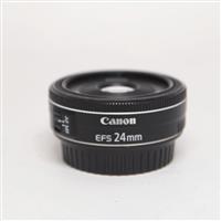 Used Canon EF-S 24mm f/2.8 STM Wide Angle Pancake Lens