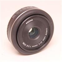 Used Canon EF-S 24mm f/2.8 STM Wide Angle Pancake Lens