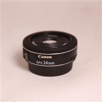 Used Canon EF-S 24mm f/2.8 STM Wide Angle Pancake Lens