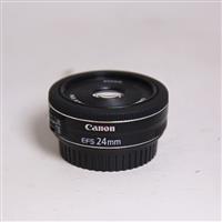 Used Canon EF-S 24mm f/2.8 STM Wide Angle Pancake Lens