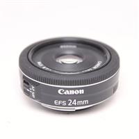 Used Canon EF-S 24mm f/2.8 STM Wide Angle Pancake Lens