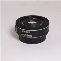 Used Canon EF-S 24mm f/2.8 STM Wide Angle Pancake Lens