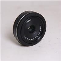 Used Canon EF-S 24mm f/2.8 STM Wide Angle Pancake Lens