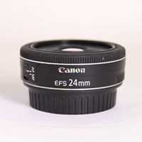 Used Canon EF-S 24mm f/2.8 STM Wide Angle Pancake Lens