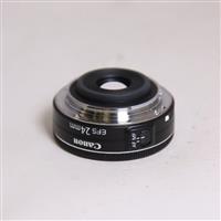 Used Canon EF-S 24mm f/2.8 STM Wide Angle Pancake Lens