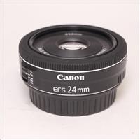 Used Canon EF-S 24mm f/2.8 STM Wide Angle Pancake Lens