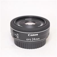 Used Canon EF-S 24mm f/2.8 STM Wide Angle Pancake Lens