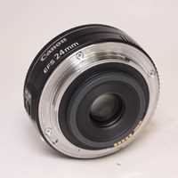 Used Canon EF-S 24mm f/2.8 STM Wide Angle Pancake Lens