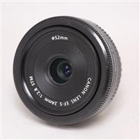 Used Canon EF-S 24mm f/2.8 STM Wide Angle Pancake Lens