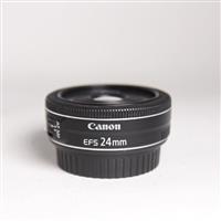 Used Canon EF-S 24mm f/2.8 STM Wide Angle Pancake Lens