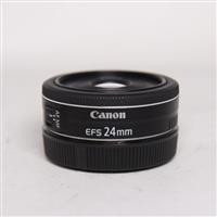 Used Canon EF-S 24mm f/2.8 STM Wide Angle Pancake Lens