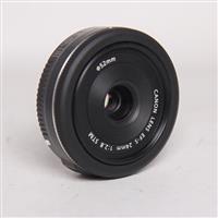 Used Canon EF-S 24mm f/2.8 STM Wide Angle Pancake Lens