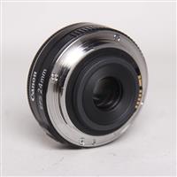 Used Canon EF-S 24mm f/2.8 STM Wide Angle Pancake Lens
