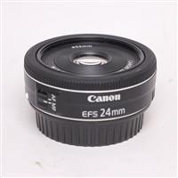 Used Canon EF-S 24mm f/2.8 STM Wide Angle Pancake Lens