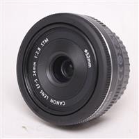 Used Canon EF-S 24mm f/2.8 STM Wide Angle Pancake Lens