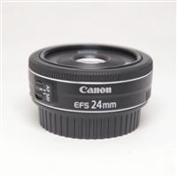 Used Canon EF-S 24mm f/2.8 STM Wide Angle Pancake Lens