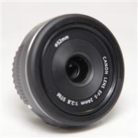 Used Canon EF-S 24mm f/2.8 STM Wide Angle Pancake Lens