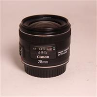 Used Canon EF 28mm f/2.8 IS USM Wide Angle Lens