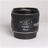 Used Canon EF 28mm f/2.8 IS USM Wide Angle Lens