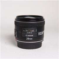 Used Canon EF 28mm f/2.8 IS USM Wide Angle Lens