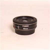 Used Canon EF 40mm f/2.8 STM Pancake Lens