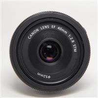 Used Canon EF 40mm f/2.8 STM Pancake Lens