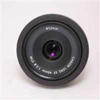 Used Canon EF 40mm f/2.8 STM Pancake Lens